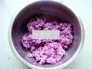 紫薯肉松寿司卷的做法图解5