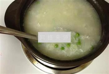 白菜豌豆粥的做法步骤4