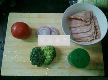 生菜与椒盐培根的做法步骤1