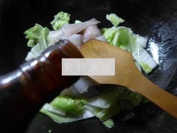 白菜煮虾潺的做法步骤3