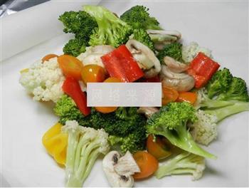 温泉蛋热蔬菜沙拉的做法步骤2
