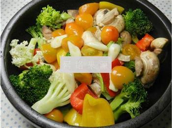 温泉蛋热蔬菜沙拉的做法步骤4