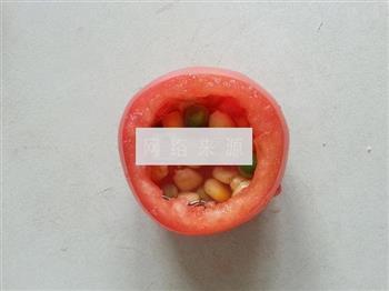 茶香虾仁番茄盅的做法图解6