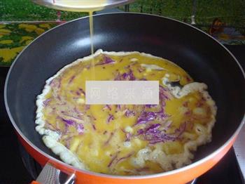 紫甘蓝炒鸡蛋的做法步骤5