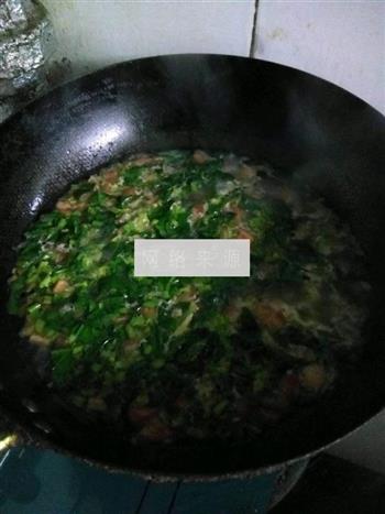 肉丝番茄菠菜面片汤的做法步骤6