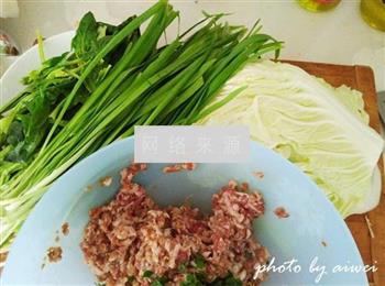 翡翠猪肉白菜水饺的做法步骤1