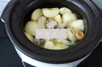 苹果川贝瘦肉汤的做法图解3