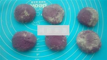 紫薯糯米饼的做法步骤4