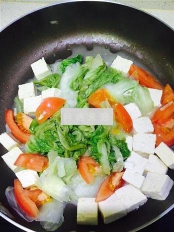 白菜炖豆腐的做法图解5