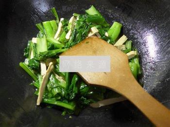 豆腐干炒油菜蕻的做法图解10
