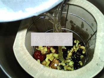 姜枣黑黄豆浆的做法步骤8