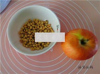 苹果豆浆热可可的做法步骤1