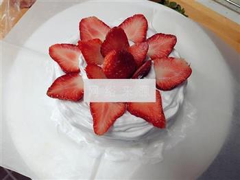 红丝绒草莓蛋糕的做法步骤15