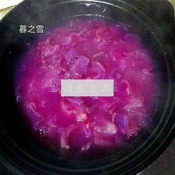 紫薯银耳养颜汤的做法步骤6