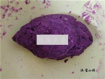 紫薯豆沙饼的做法图解5