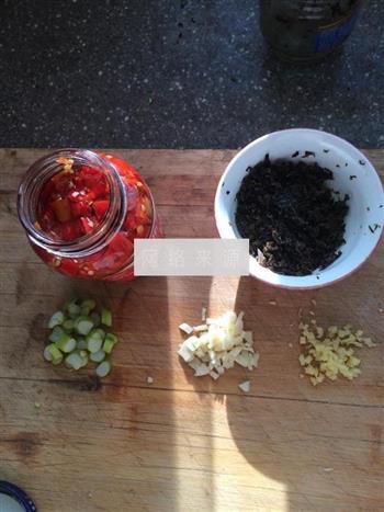 榄菜剁椒四季豆的做法图解3