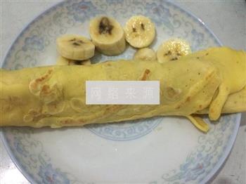 奶香香蕉被蛋饼的做法步骤8