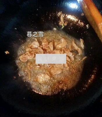海带丝炒肉片的做法图解5