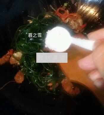 海带丝炒肉片的做法图解7
