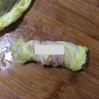 肉末白菜卷的做法步骤7