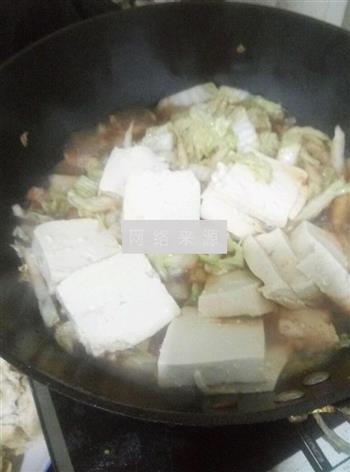 白菜炖豆腐的做法步骤6