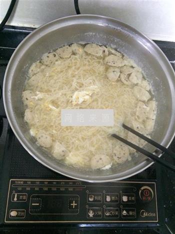 肉丸蛋米丝的做法步骤5