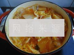 辣白菜豆腐锅的做法步骤8