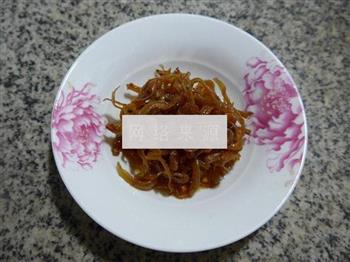 丁香鱼炒花菜的做法步骤2