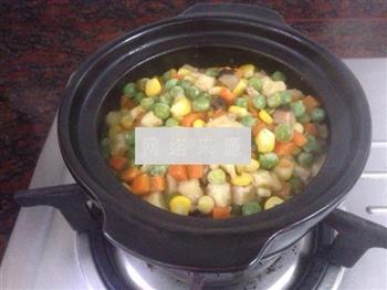 玉子豆腐彩蔬煲的做法步骤10