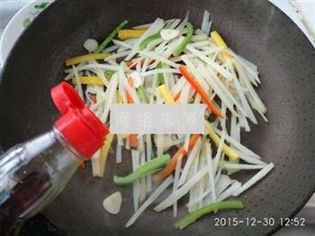 彩椒炒土豆丝的做法图解10