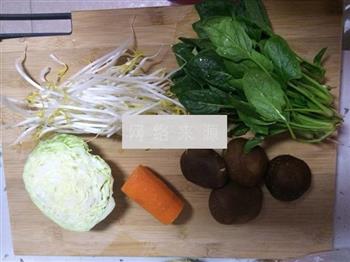 五花肉石锅拌饭的做法步骤2