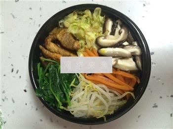 五花肉石锅拌饭的做法步骤5