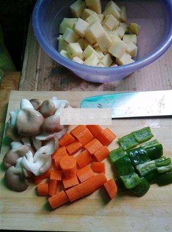 杂蔬咖喱饭的做法步骤1