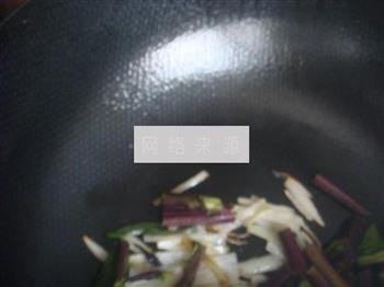 炒紫菜苔的做法图解4
