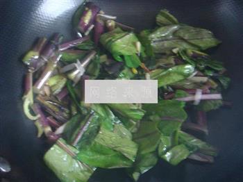 炒紫菜苔的做法步骤5