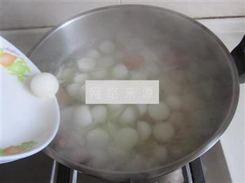 虾仁冬瓜鱼丸汤的做法步骤5
