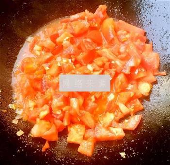 番茄鸡蛋木耳炒米线的做法图解12