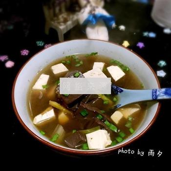 豆腐牛血汤的做法图解7