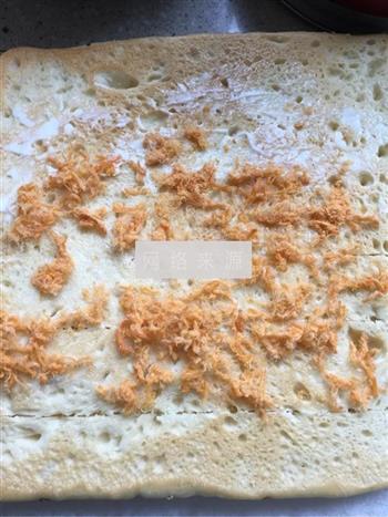 香葱肉松面包卷的做法步骤12