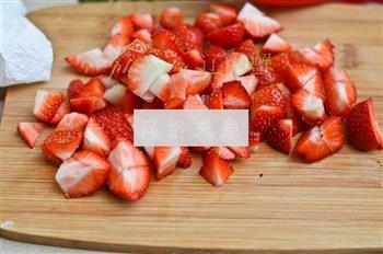草莓裸蛋糕的做法步骤12