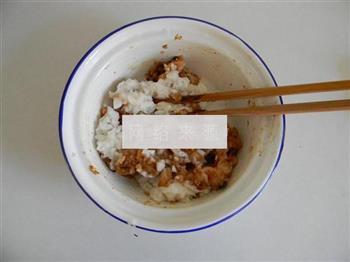 清蒸豆腐狮子头的做法步骤3