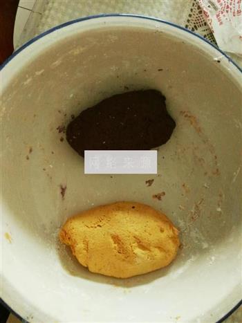 南瓜紫薯糯米汤圆的做法图解2