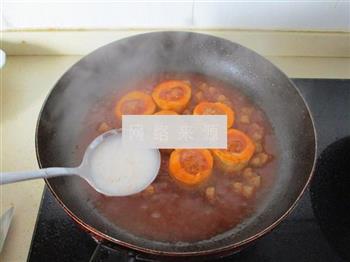 茄汁干贝松仁酿豆腐的做法图解11