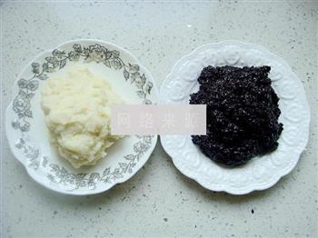 黑米太极桂花糕的做法步骤5