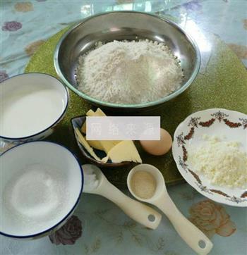 牛奶吐司面包的做法步骤1