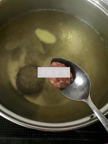 暖心萝卜丸子汤的做法步骤14