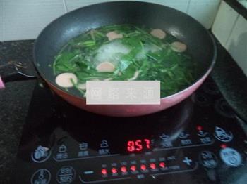菠菜火腿汤的做法步骤7