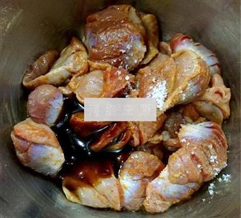 蒜蓉芝麻烤花式鸡胗的做法图解7