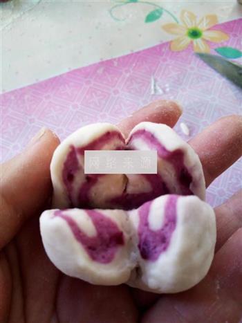 紫薯馒头的做法步骤11