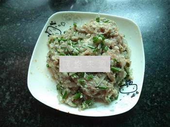煎猪肉粉丝酿豆腐的做法图解6